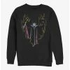 Promo 💯 Disney Maleficent Drawn Out Sweatshirt ✔️