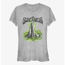 Discount 😀 Disney Maleficent Green Sorceress ⭐ Girls T-Shirt ⭐