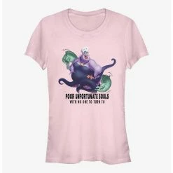 Discount ⭐ Disney The Little Mermaid Lonely Souls Girls T-Shirt 👍