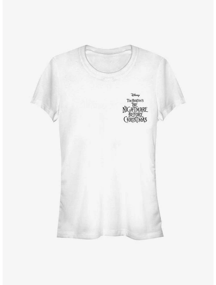 New ⭐ Disney The Nightmare Before 🥰 Christmas Logo Pocket T-Shirt ✔️ 1 New ⭐ Disney The Nightmare Before 🥰 Christmas Logo Pocket T-Shirt ✔️