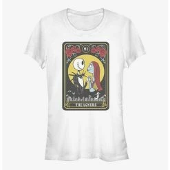 Top 10 ✨ The Nightmare Before 🤩 Christmas Jack & Sally The Lovers Tarot T-Shirt 🌟