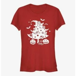 Hot Sale 🧨 Disney The Nightmare Before 👍 Christmas Xmas Tree T-Shirt ⌛
