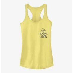 Outlet ❤️ Disney The Nightmare Before Christmas Logo Pocket Tank 🔔