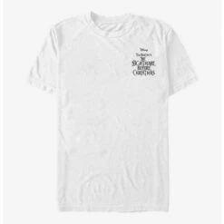 Outlet ✨ Disney The Nightmare Before 🌟 Christmas Logo Pocket T-Shirt ❤️