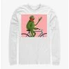 Hot Sale 👏 Disney The Muppets Biking Kermit Long Sleeve T-Shirt 🧨
