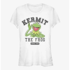 Flash Sale 🔥 Disney The Muppets Collegiate Kermie Girls T-Shirt 💯