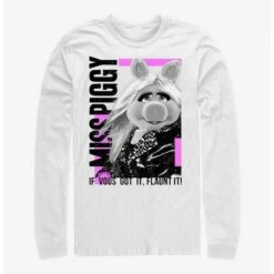 Hot Sale ✔️ Disney The Muppets Flaunt It Miss Long Sleeve T-Shirt 🛒