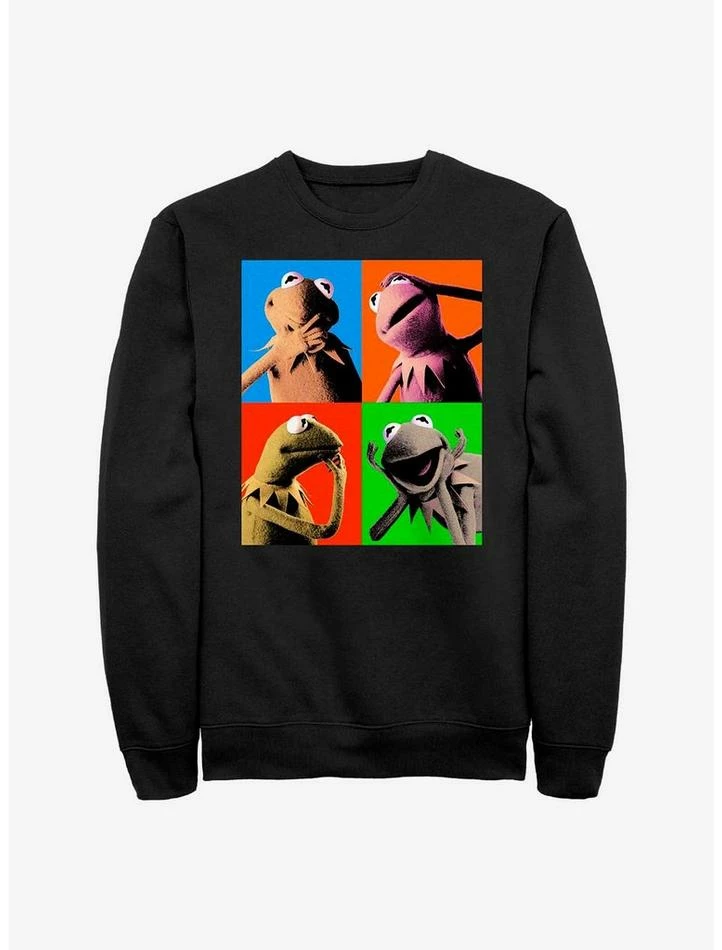 Wholesale ⌛ Disney The Muppets Kermit Pop Sweatshirt 🥰 1 Wholesale ⌛ Disney The Muppets Kermit Pop Sweatshirt 🥰