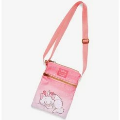Cheapest 😉 Loungefly Disney The Aristocats Marie Napping Passport Crossbody Bag 🔥
