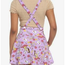 Best deal 🌟 Disney Beauty And The Beast Roses Suspender Skirt 🎁 -Dressup Outfits Shop 17539381 av2