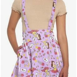 Best deal π Disney Beauty And The Beast Roses Suspender Skirt π