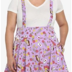 Wholesale ✔️ Disney Beauty And The Beast Roses Suspender Skirt Plus Size 🛒