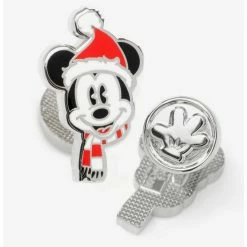 Discount ⌛ Disney Mickey Mouse Holiday Hat Cufflinks ⭐