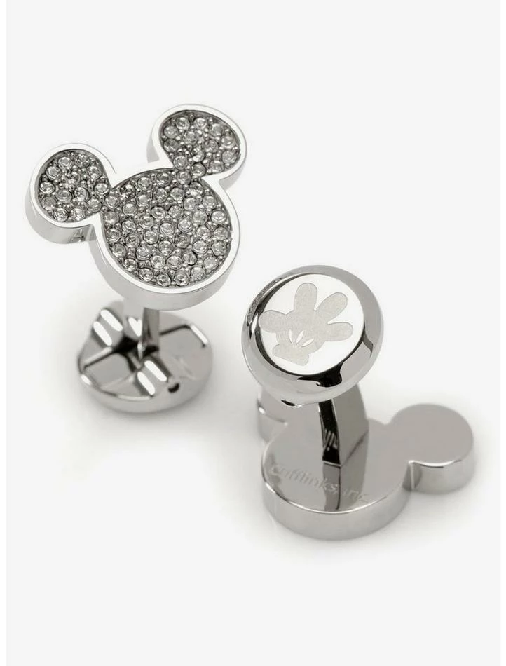 Budget π Disney Mickey Mouse Stainless Steel White Pave Crystal Mickey Mouse Cufflinks β¨ 1 Budget π Disney Mickey Mouse Stainless Steel White Pave Crystal Mickey Mouse Cufflinks β¨