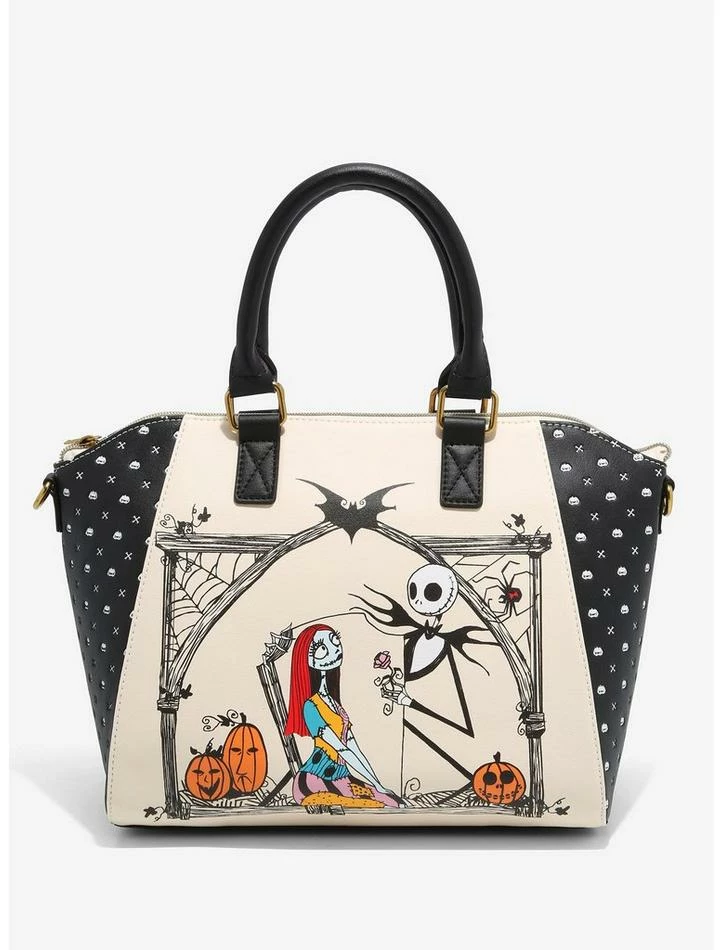 Flash Sale ❤️ Loungefly The Nightmare Before ❤️ Christmas Jack & Sally Pumpkin Graveyard Satchel Bag 🎉 1 Flash Sale ❤️ Loungefly The Nightmare Before ❤️ Christmas Jack & Sally Pumpkin Graveyard Satchel Bag 🎉