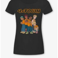 Discount 🤩  Disney Pixar Turning Red 4-Town Boy Band  Girls T-Shirt 🔔