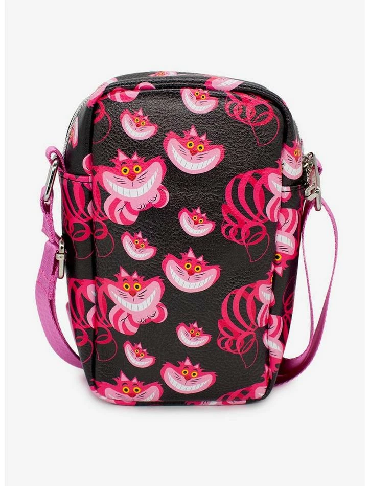 Cheapest ⌛ Disney Alice in Wonderland Cheshire Cat Vegan Leather Crossbody Bag ⭐ 3 Cheapest ⌛ Disney Alice in Wonderland Cheshire Cat Vegan Leather Crossbody Bag ⭐ - Image 3