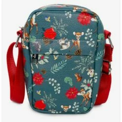 Top 10 🛒 Disney Bambi Winter Flowers Vegan Leather Crossbody Bag ❤️