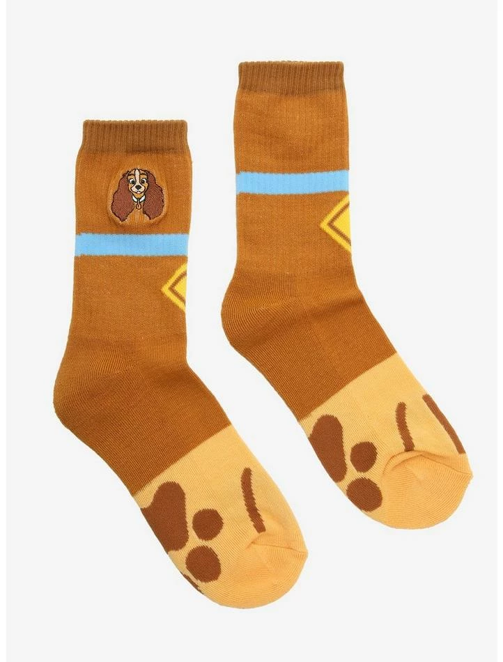 Hot Sale ๐ Disney Lady And The Tramp Paw Crew Socks โ๏ธ 1 Hot Sale ๐ Disney Lady And The Tramp Paw Crew Socks โ๏ธ