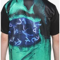 Best Pirce 💯 The Nightmare Before ✔️ Christmas Oogie Boogie's Face Woven Button-Up ⌛ -Dressup Outfits Shop 17695623 av4
