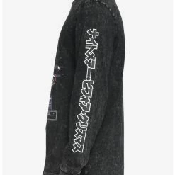 Cheap 😀 The Nightmare Before Christmas Jack Glitch Long-Sleeve T-Shirt 💯 -Dressup Outfits Shop 17695633 av4