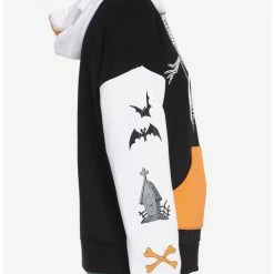 Best deal 🥰 The Nightmare Before ❄ Christmas Color-Block Girls Hoodie 😀 -Dressup Outfits Shop 17697458 av3