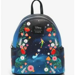Deals π Loungefly Disney Peter Pan Floral Mini Backpack π