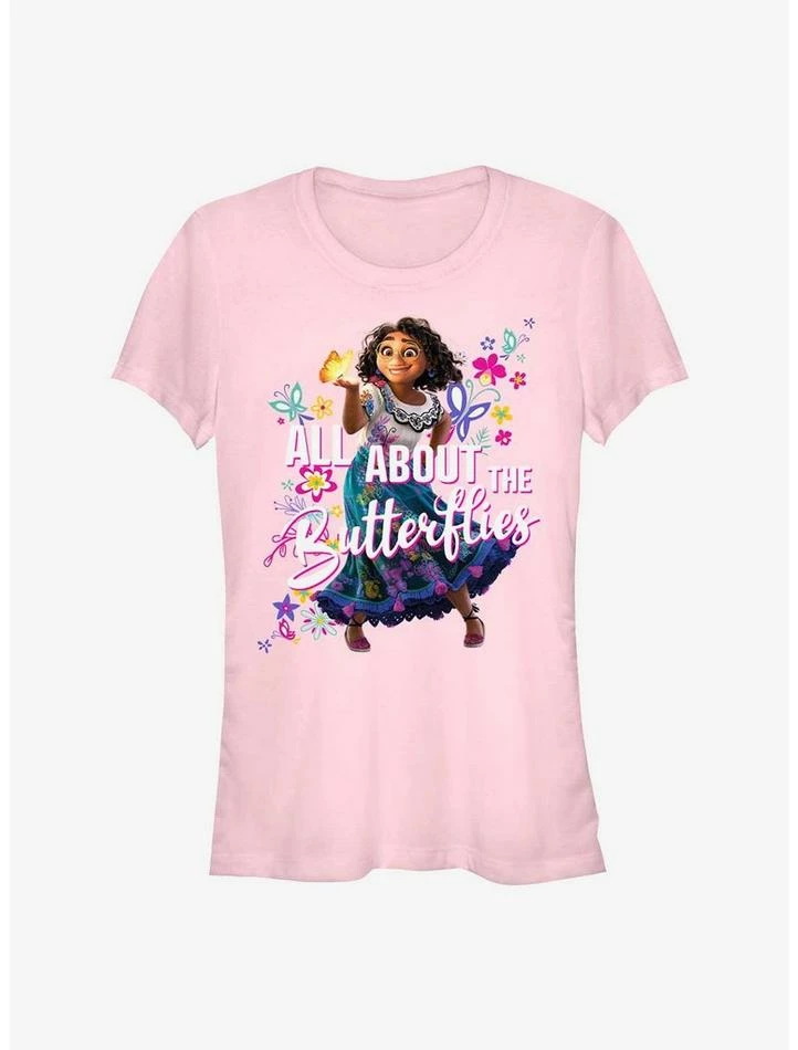 Outlet 🤩 Disney Encanto All Butterflies Girl's T-Shirt 😀 1 Outlet 🤩 Disney Encanto All Butterflies Girl's T-Shirt 😀