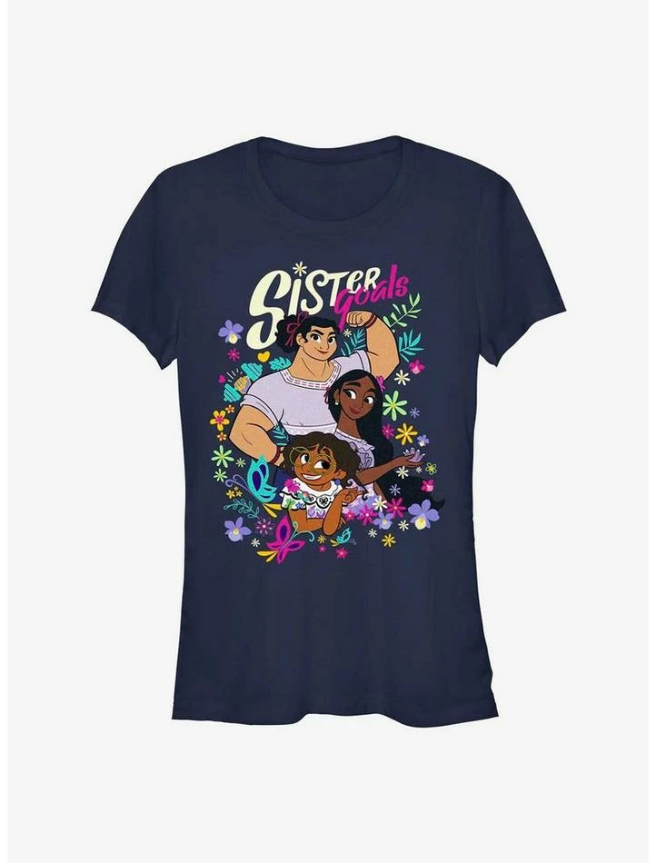 Cheap ❤️ Disney Encanto Sister Goals Girl's T-Shirt ✨ 1 Cheap ❤️ Disney Encanto Sister Goals Girl's T-Shirt ✨