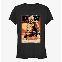Promo 😉 Star Wars The Book Of Boba Fett Din Djarin The Mandalorian Girls T-Shirt 👍