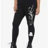Coupon ⌛ Her Universe Disney Hocus Pocus Binx Tombstone Leggings Plus Size 😍
