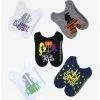Discount ⭐ Disney Hocus Pocus Sanderson Sister Quote No-Show ⭐ Socks 5 Pair ❤️