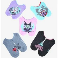 Best Sale 😉 Disney Chibi Villains No-Show Socks 5 Pair 😉