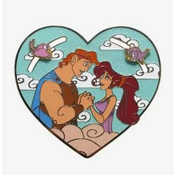 Cheap 🔔 Loungefly Disney Hercules Couple 3 Inch Sliding Enamel Pin 🥰