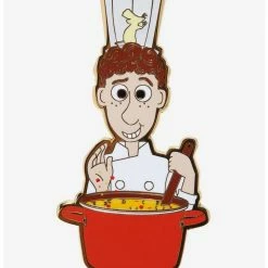 Cheap 🧨 Loungefly Disney Pixar Ratatouille Linguini Glow-In-The-Dark 3 Inch Enamel Pin ⌛
