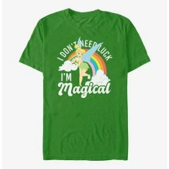 Best Sale 🎉 Disney Peter Pan Tinker Bell Don't Need Luck T-Shirt ⌛