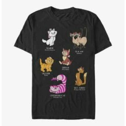 Cheapest 😀 Extra Soft Disney Cat Breeds T-Shirt ✔️
