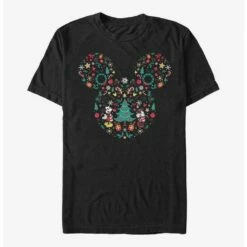 Promo 🥰 Extra Soft Disney Mickey Mouse & Minnie Mouse Icon Ear Fill T-Shirt ✨