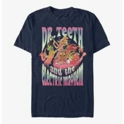 Best Sale ⌛ Extra Soft Disney The Muppets Dr. Teeth Band T-Shirt ⌛