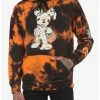 New 💯 Our Universe Disney Halloween Mickey Mouse Mummy Tie-Dye Hoodie 😀