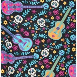 Best Sale 🔔 Disney Pixar Coco Sugar Skull & Guitar Velvet Suspender Skirt Plus Size 🎉 -Dressup Outfits Shop 18320846 av3