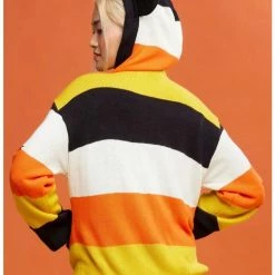 Flash Sale ⭐ Her Universe Disney Halloween Mickey Mouse Stripe 🎁 Girls Hooded Cardigan ✔️ -Dressup Outfits Shop 18372427 av2