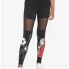 Wholesale ✨ The Nightmare Before Christmas Jack & Sally Mesh Leggings 💯