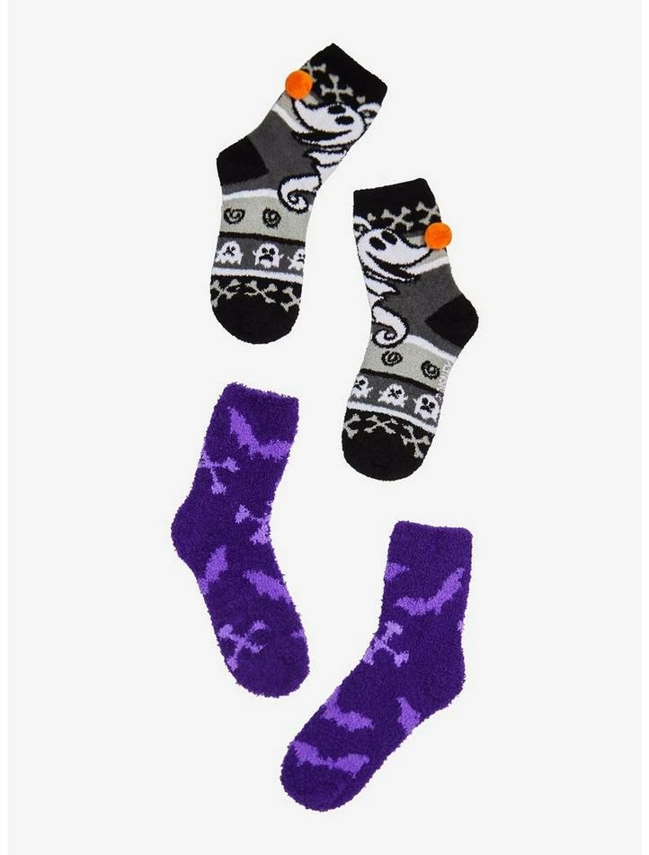 Best Pirce π The Nightmare Before Christmas Zero Bats Fuzzy Socks 2 Pair π 2 Best Pirce π The Nightmare Before Christmas Zero Bats Fuzzy Socks 2 Pair π - Image 2