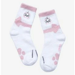 Discount 😀 Disney The Aritocats Marie Fuzzy Socks 🎁