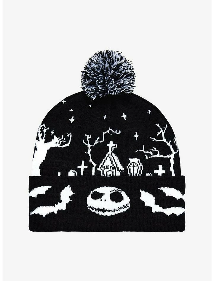 Budget β¨ The Nightmare Before π Christmas Jack Graveyard Pom Beanie β€οΈ 1 Budget β¨ The Nightmare Before π Christmas Jack Graveyard Pom Beanie β€οΈ