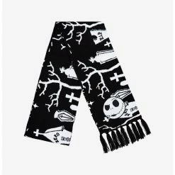 Best Pirce ✔️ The Nightmare Before Christmas Graveyard Scarf ✨