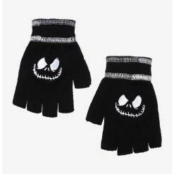 Best reviews of β¨ The Nightmare Before β Christmas Jack Contrast Stitch Fingerless Gloves π§¨