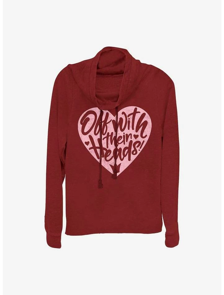 Deals β€οΈ Disney Alice in Wonderland Heart Queen π Girls Cowl Neck Long Sleeve Top βοΈ 1 Deals β€οΈ Disney Alice in Wonderland Heart Queen π Girls Cowl Neck Long Sleeve Top βοΈ
