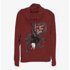 Wholesale ⌛ Disney The Little Mermaid No True Love ❤️ Girls Cowl Neck Long Sleeve Top 🌟